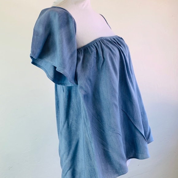 NWT Peasant Top by SAGE - Picture 2 of 8